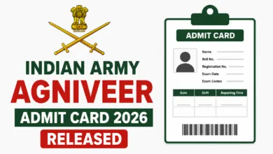 Indian Army Agniveer Admit Card 2026 Released, Download Link