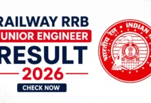 Railway RRB Junior Engineer (JE-2585 Posts) Result 2026 Released, Download Merit List & Cut-Off PDF