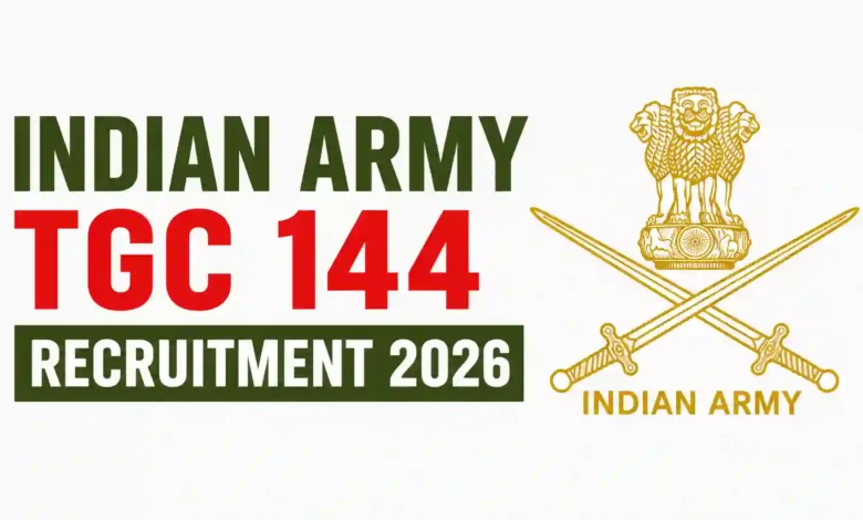 Indian Army Technical Graduate Courses (TGC) 144 Recruitment 2026 Notification Released and Apply Online