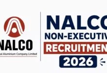 NALCO Non-Executive Recruitment 2026 Notification Released for 268 Various Posts, Apply Online