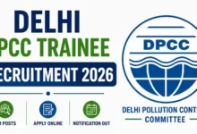 Delhi DPCC Trainee Recruitment 2026 Notification Released & Apply Online for 150 Posts