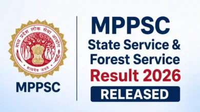 MPPSC State Service & Forest Service Exam Result 2026 Released, Check Qualified Candidates List