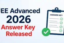 JEE Advanced 2026 Answer Key Released, Download PDF