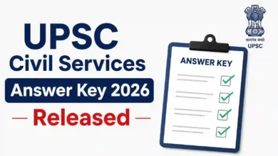 UPSC Civil Services (933 Posts) Exam Answer Key 2026 Released, Download PDF