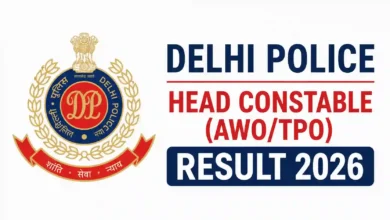 Delhi Police Head Constable (AWO/TPO-443 Posts) Result 2026 Released, Download Merit List & Cut-Off PDF