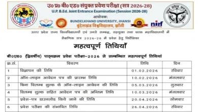 UP BEd Admission 2026 Notification and Online Form