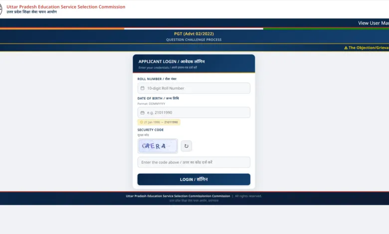UPESSC PGT Teacher (624 Posts) Answer Key 2026 Released for All Subjects, Download Response Sheet PDF