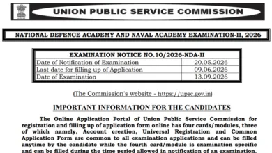 UPSC NDA & NA-II Recruitment 2026 Notification Released for 394 Posts, Apply Online