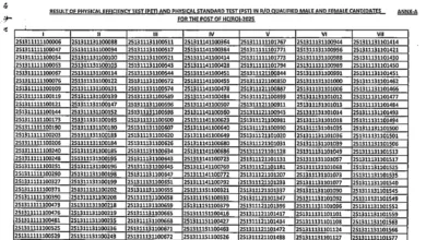 BSF Head Constable (RO/RM-1121 Posts) Result 2026 Released, Download Merit List PDF