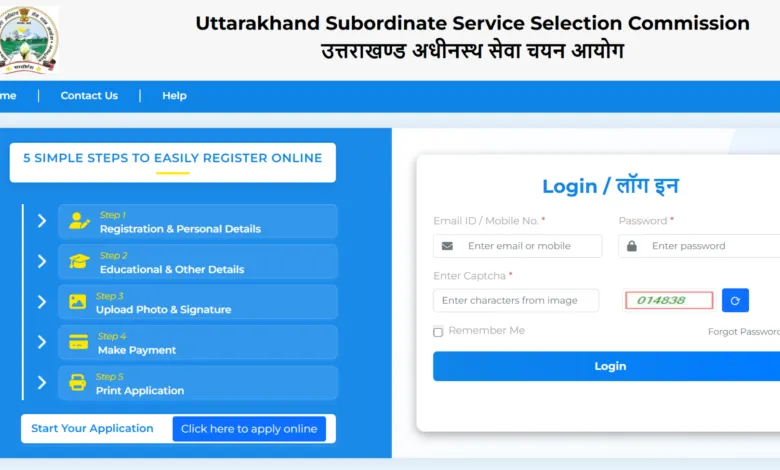 UKSSSC Driver (72 Posts) Exam Admit Card 2026 Released, Download Link