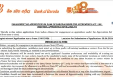 Bank of Baroda Apprentice Recruitment 2026 Notification Released & Apply Online for 5000 Posts