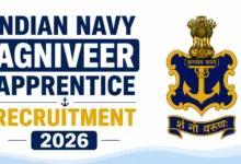 Indian Navy Agniveer (Apprentice) Recruitment 2026 Notification Released & Apply Online
