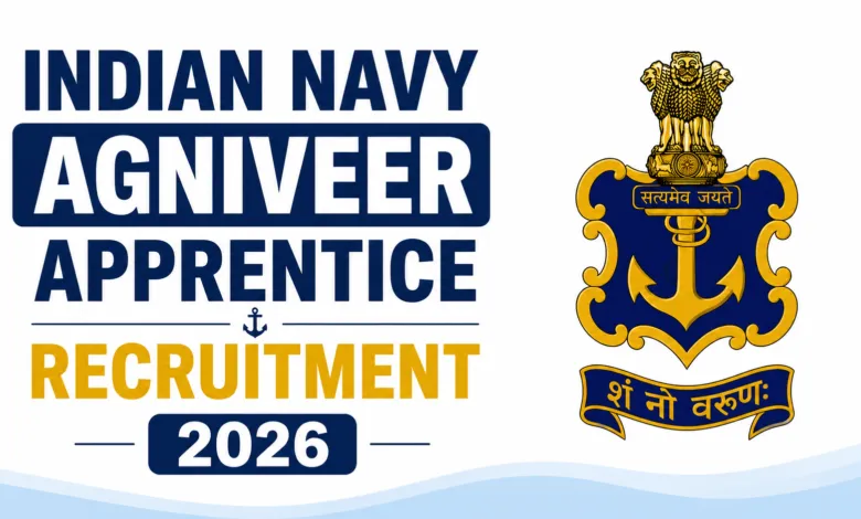 Indian Navy Agniveer (Apprentice) Recruitment 2026 Notification Released & Apply Online