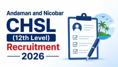 Andaman and Nicobar CHSL (12th Level) Recruitment 2026 Notification Released & Apply Online for 716 Posts