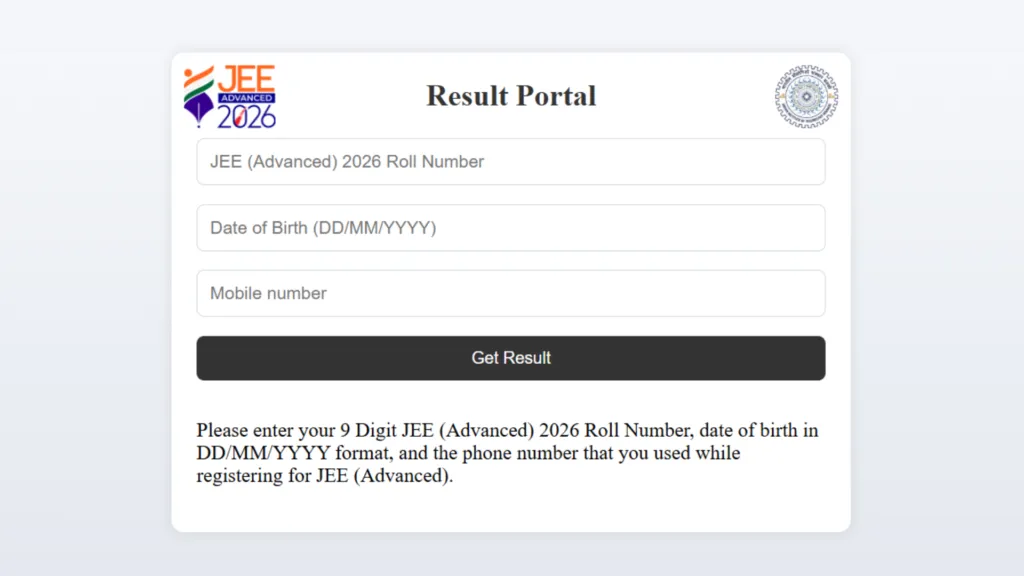 IIT JEE Advanced 2026 Result Declared, Direct Link to Download Score Card