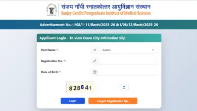 SGPGI Lucknow Nursing Officer and Non Teaching (1479 Posts) Exam Date & Admit Card 2026 Released, Check Now
