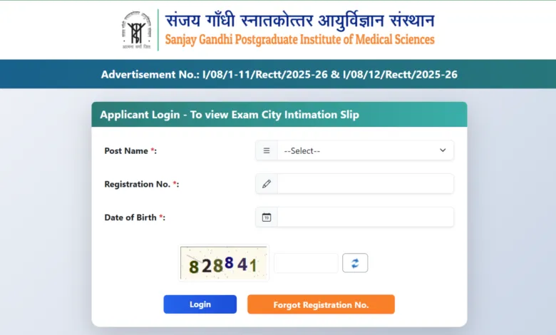 SGPGI Lucknow Nursing Officer and Non Teaching (1479 Posts) Exam Date & Admit Card 2026 Released, Check Now