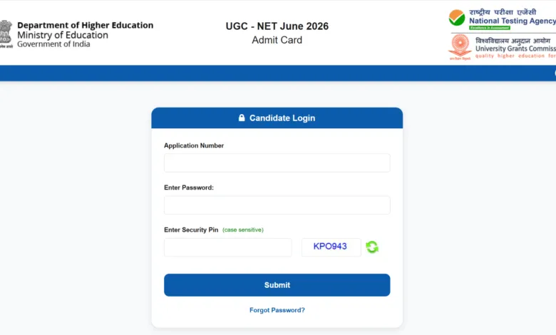 NTA UGC NET June 2026 Exam Date & Admit Card Released, Check Now