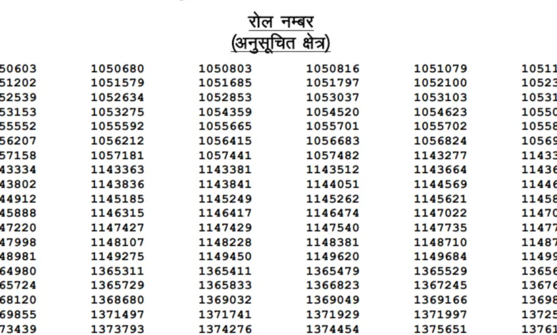 Rajasthan Police Sub Inspector (1015 Posts) Result 2026 Released, Download Merit List PDF