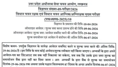 UPSSSC Fireman Recruitment 2026 Notification Released & Apply Online for 170 Posts