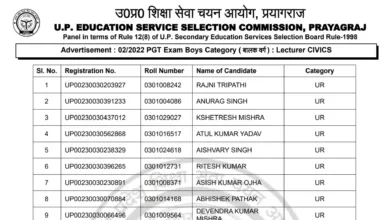 UPESSC PGT Teacher (624 Posts) Result 2026 Declared, Download Merit List PDF