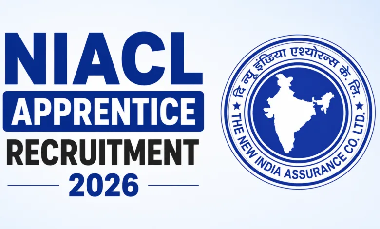 NIACL Apprentice Recruitment 2026 Notification Released & Apply Online for 550 Posts