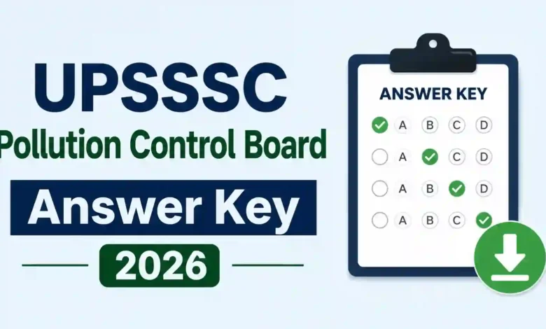 UPSSSC Pollution Control Board (115 Various Posts) Answer Key 2026 Released — Download PDF