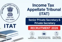 Income Tax Appellate Tribunal (ITAT) Private Secretary Recruitment 2026 Notification Released for 42 Posts, Apply Online