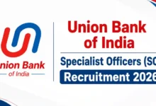 Union Bank of India SO Recruitment 2026 Notification Released & Apply Online for 395 Posts