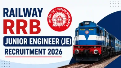 Railway RRB (CEN 04/2026) Junior Engineer Recruitment 2026 Notification Released & Apply Online for 3993 Posts
