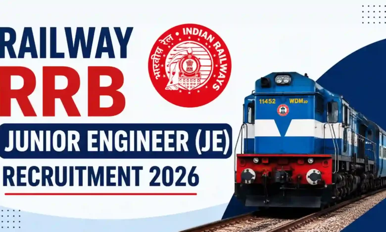Railway RRB (CEN 04/2026) Junior Engineer Recruitment 2026 Notification Released & Apply Online for 4098 Posts
