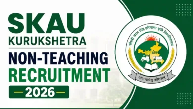 SKAU Kurukshetra Non-Teaching Recruitment 2026 Notification Released for Clerk, Staff Nurse & Pharmacist Posts, Apply Online