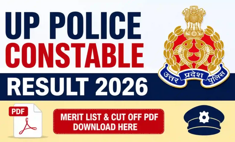 UP Police Constable (32679 Posts) Result 2026 Released, Download Merit List & Cut-Off PDF