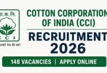 Cotton Corporation of India (CCI) Recruitment 2026 Notification Released for 148 Various Posts, Apply Online