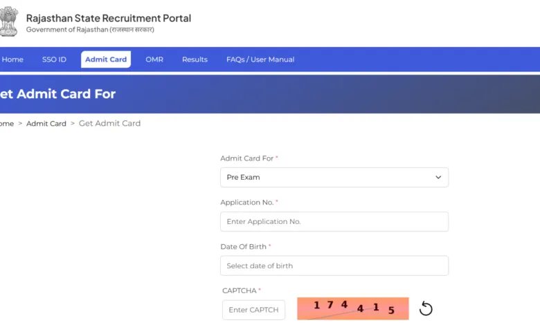 Rajasthan RSSB LDC (10644 Posts) Exam Date & Admit Card 2026 Released, Check Now