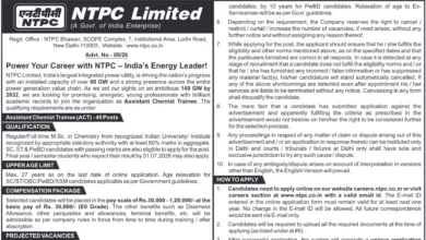 NTPC Assistant Chemist Trainee Recruitment 2026 Notification Released & Apply Online