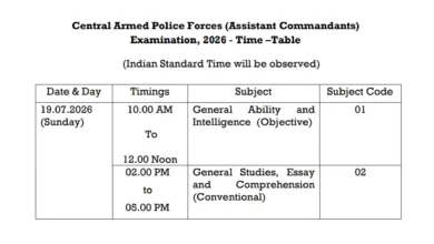UPSC CAPF Assistant Commandant (AC-349 Posts) Exam Admit Card 2026 Released – Download Link