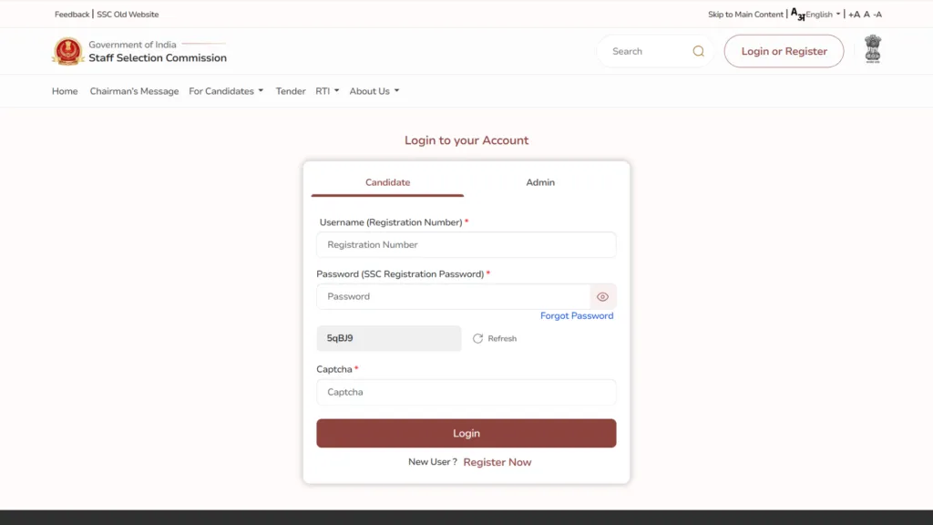 SSC CPO Sub-Inspector (3073 Posts) Exam Date & Admit Card 2025 Released, Check Now