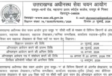 UKSSSC Assistant Accountant Recruitment 2026 Notification Released & Apply Online for 379 Posts