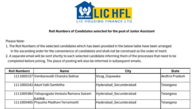 LIC HFL Junior Assistant (180 Posts) Result 2026 Released – Download Merit List PDF