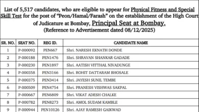 Bombay High Court (2381 Various Posts) Result 2026 Released – Download Merit List PDF