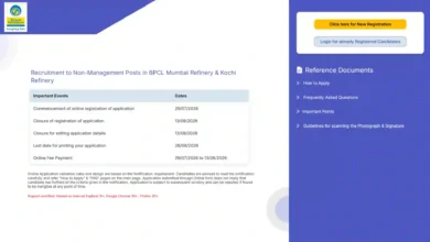 BPCL Non-Management Recruitment 2026 Notification Released for 154 Technician & Operator Posts, Apply Online