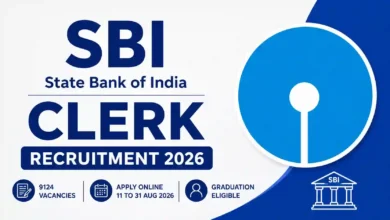 State Bank of India (SBI) Clerk Recruitment 2026 Notification Released & Apply Online for 9124 Posts