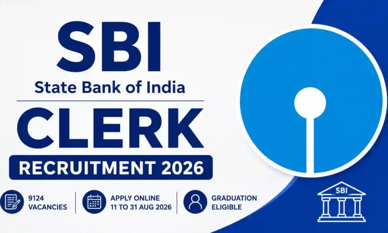 State Bank of India (SBI) Clerk Recruitment 2026 Notification Released & Apply Online for 9124 Posts