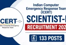 ICERT Scientist-B Recruitment 2026 Notification Released & Apply Online for 133 Posts