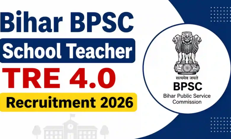 Bihar BPSC School Teacher TRE 4.0 Recruitment 2026 Notification Released & Apply Online for 32388 Posts