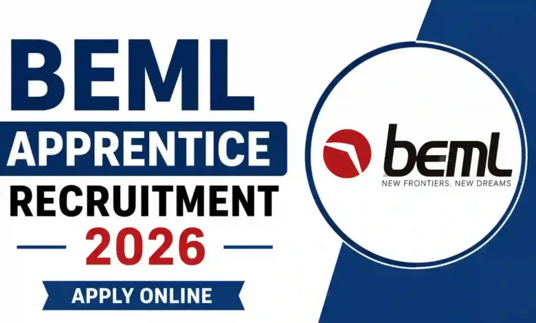 BEML Apprentice Recruitment 2026 Notification Notification Released & Apply Online for 1346 Posts