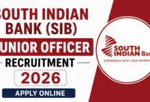 South Indian Bank Junior Officer Recruitment 2026 Notification Released & Apply Online for Business Promotion Officer Posts