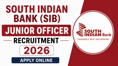 South Indian Bank Junior Officer Recruitment 2026 Notification Released & Apply Online