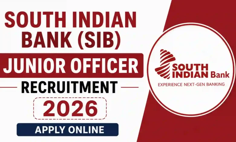 South Indian Bank Junior Officer Recruitment 2026 Notification Released & Apply Online for Business Promotion Officer Posts